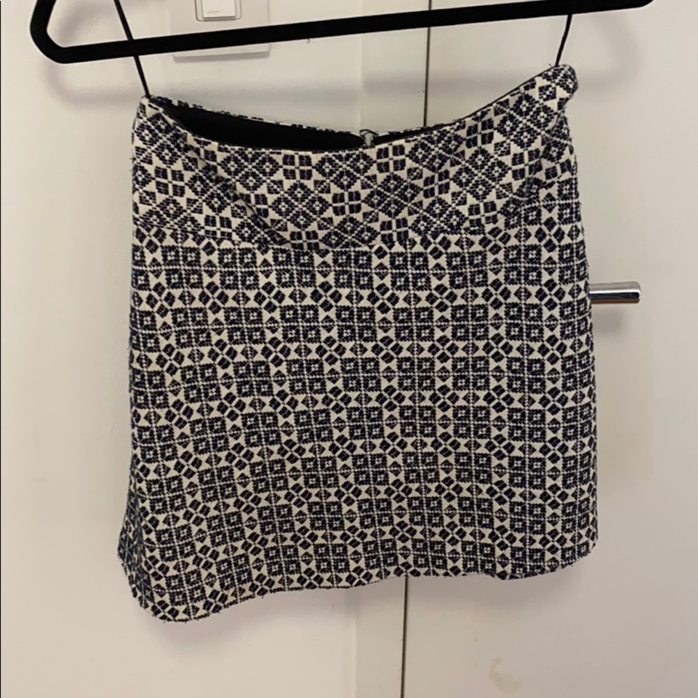Tory Burch blue and white mini